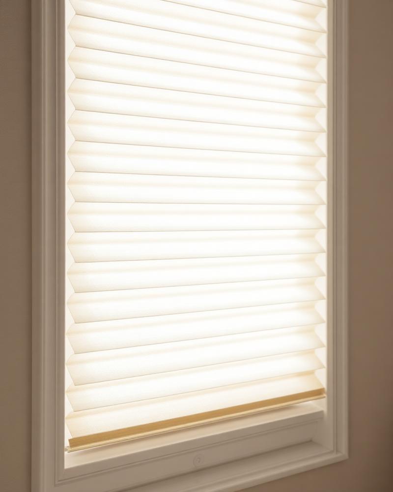 Duette® Honeycomb Shades installed on a home window
