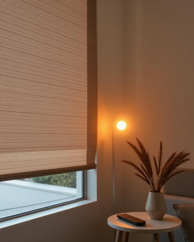 PowerView® Automation installed on a home window